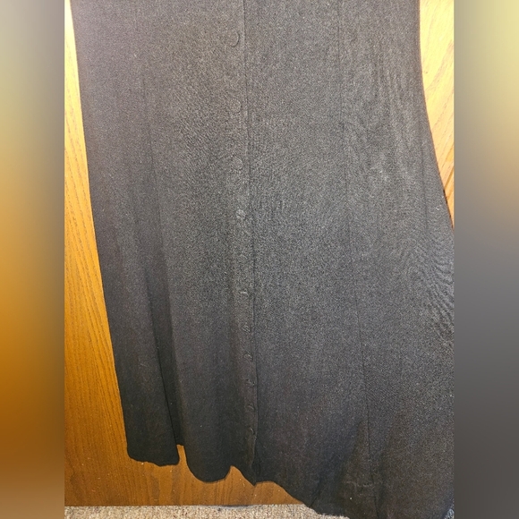 UNIF linen Blend Maxi Length Button Down Sleeveless Dress Xs - Picture 3 of 6